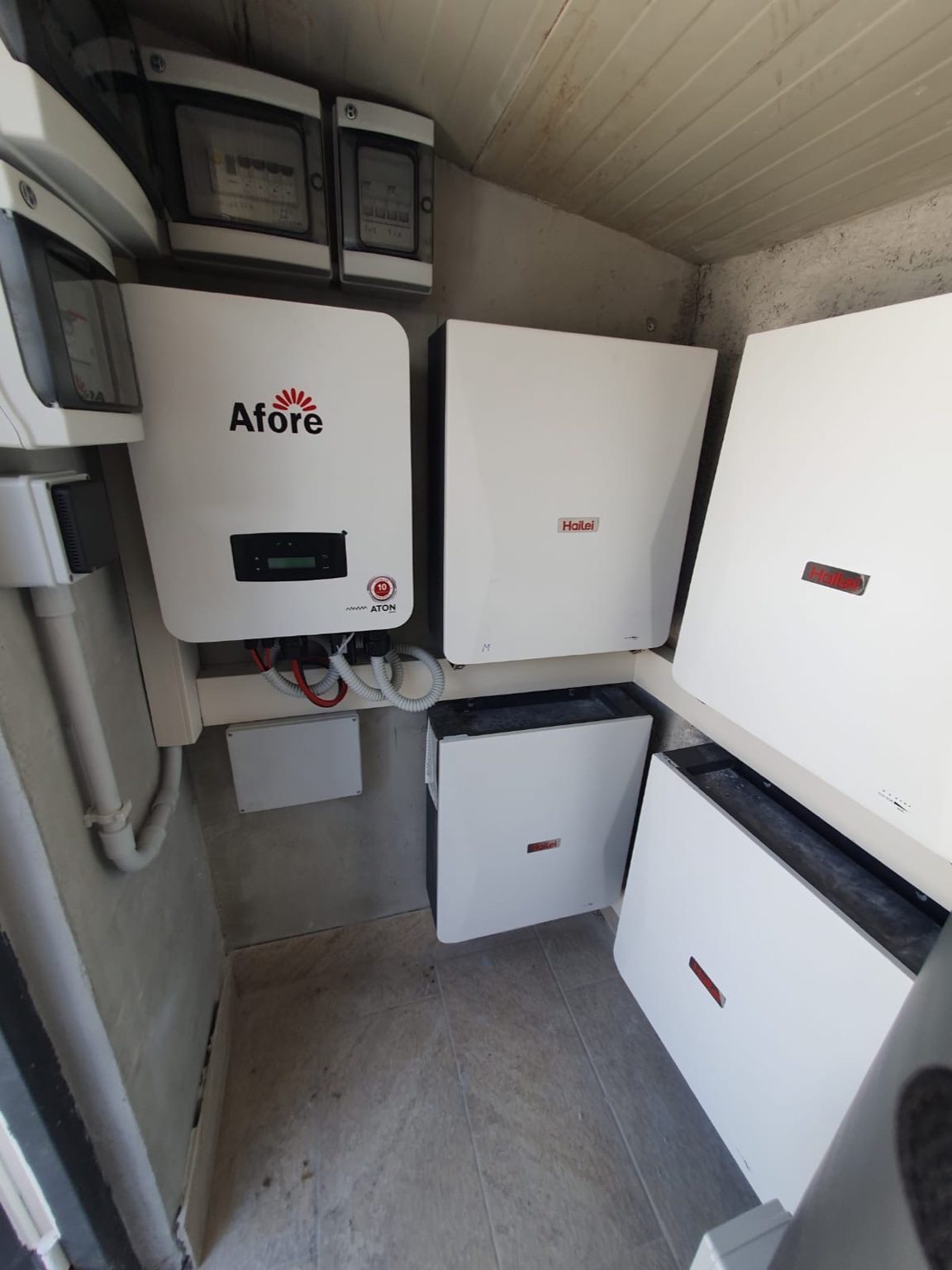 Pompa di calore installata