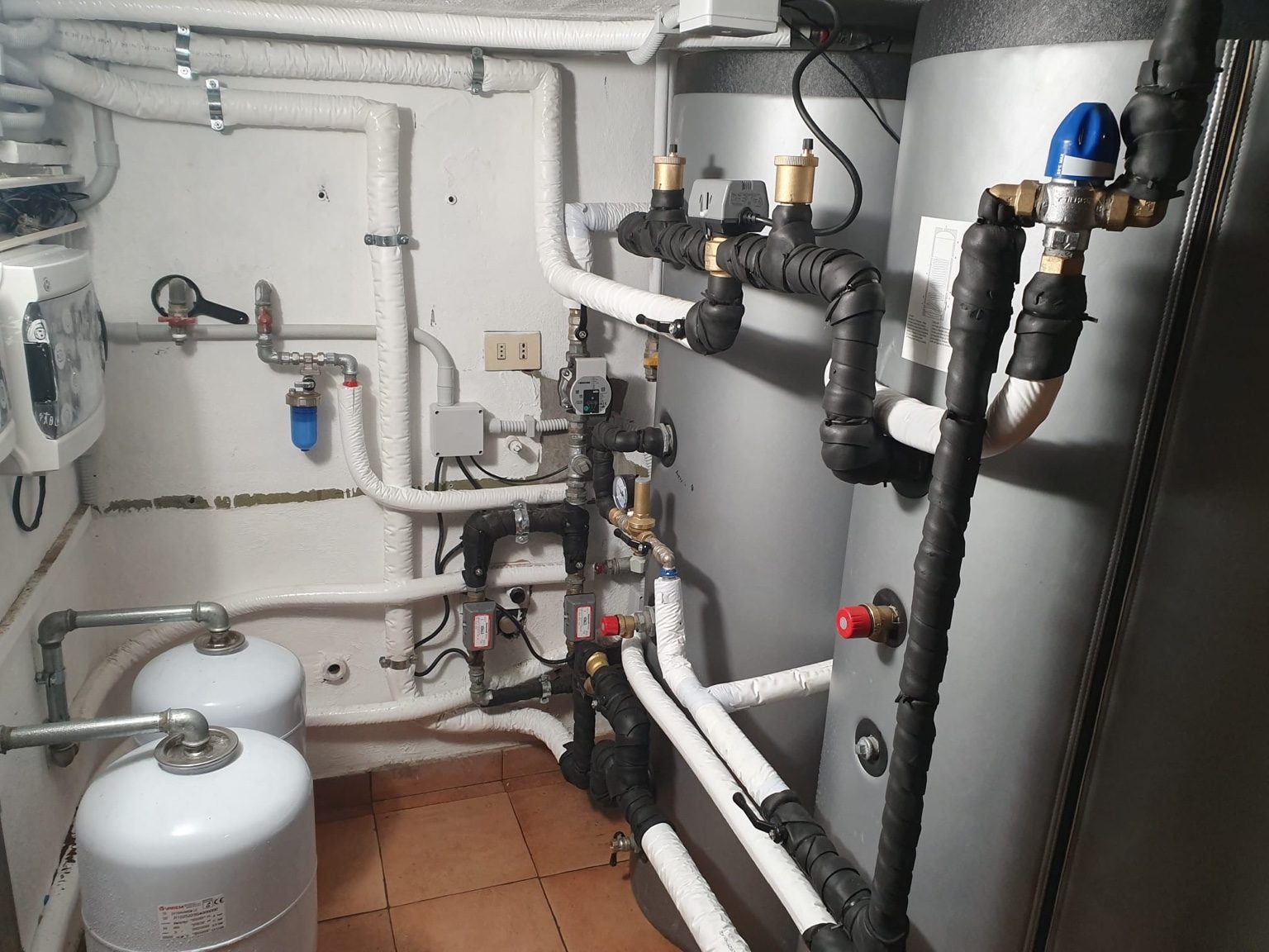 Centrale termica e accumuli